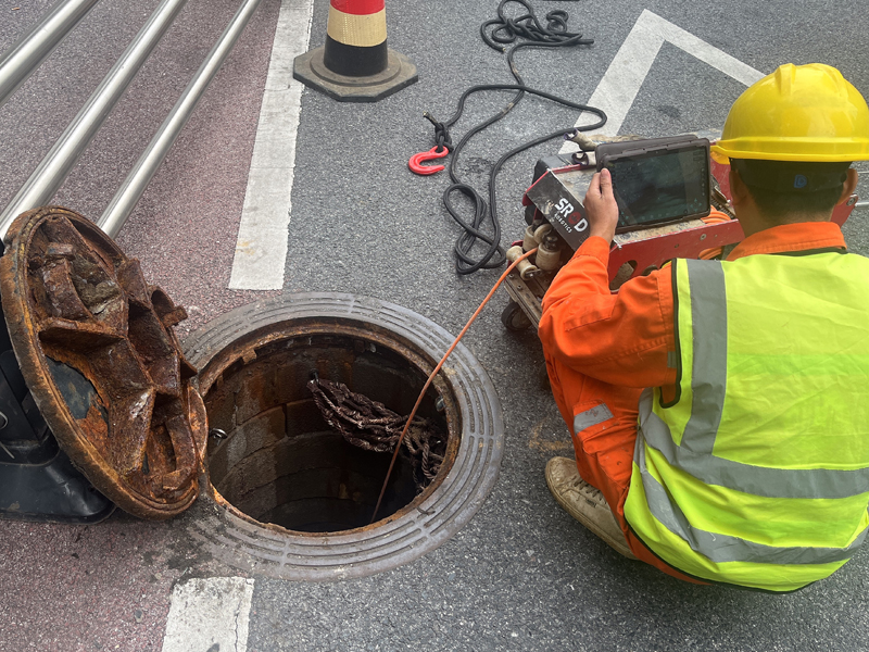 宁海路市政管道内窥检测