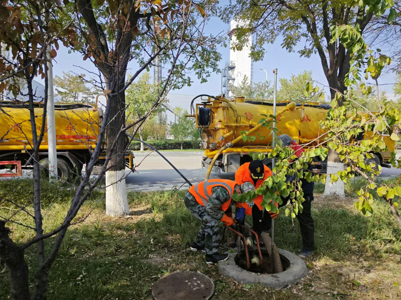 宁海路厂区管道清洗